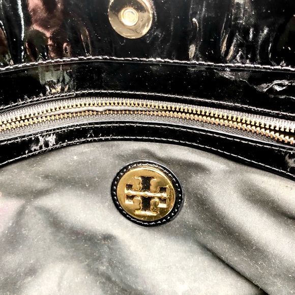 Tory Burch Bombe Patent Leather Tote - Picture 11 of 12